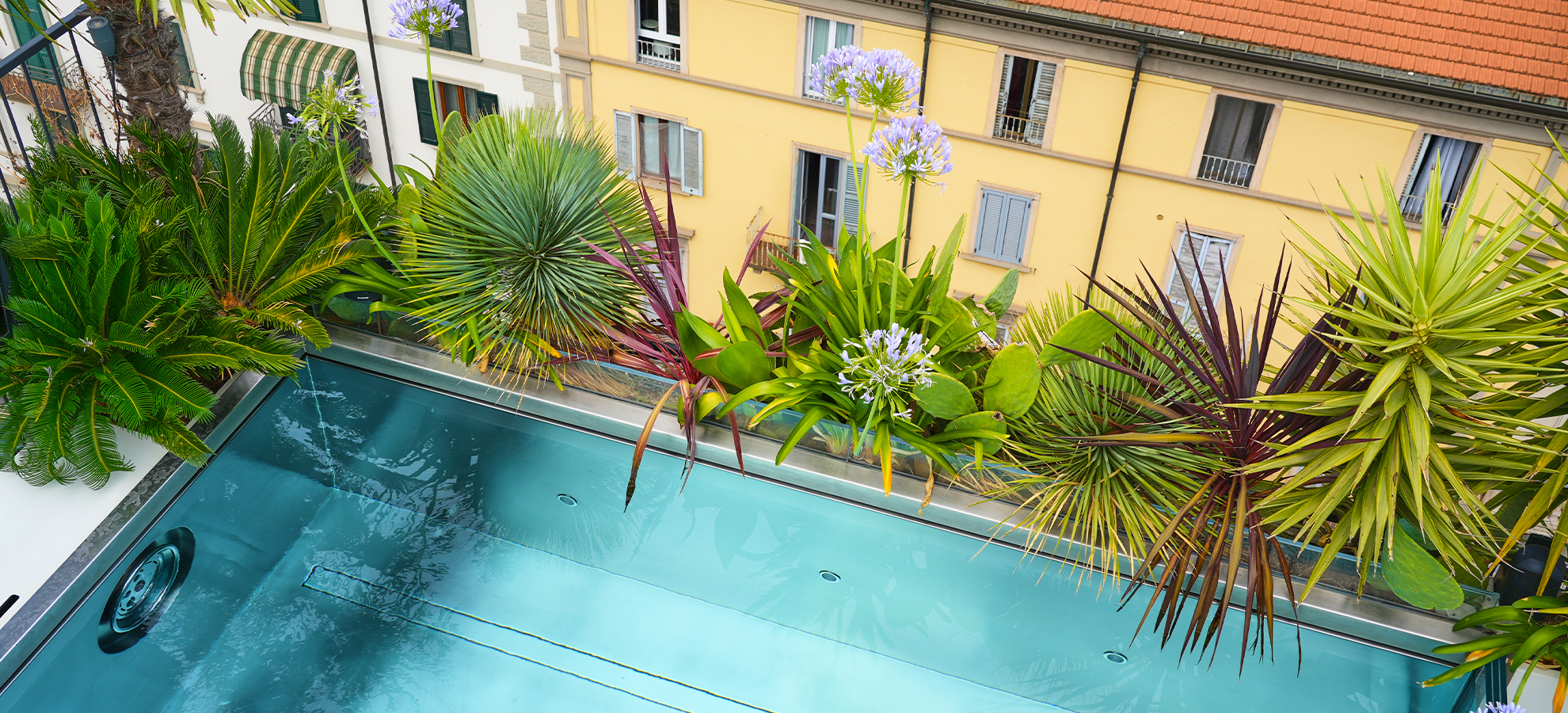 studio lai valenti - terrazzo con piscina - terrazzo spa