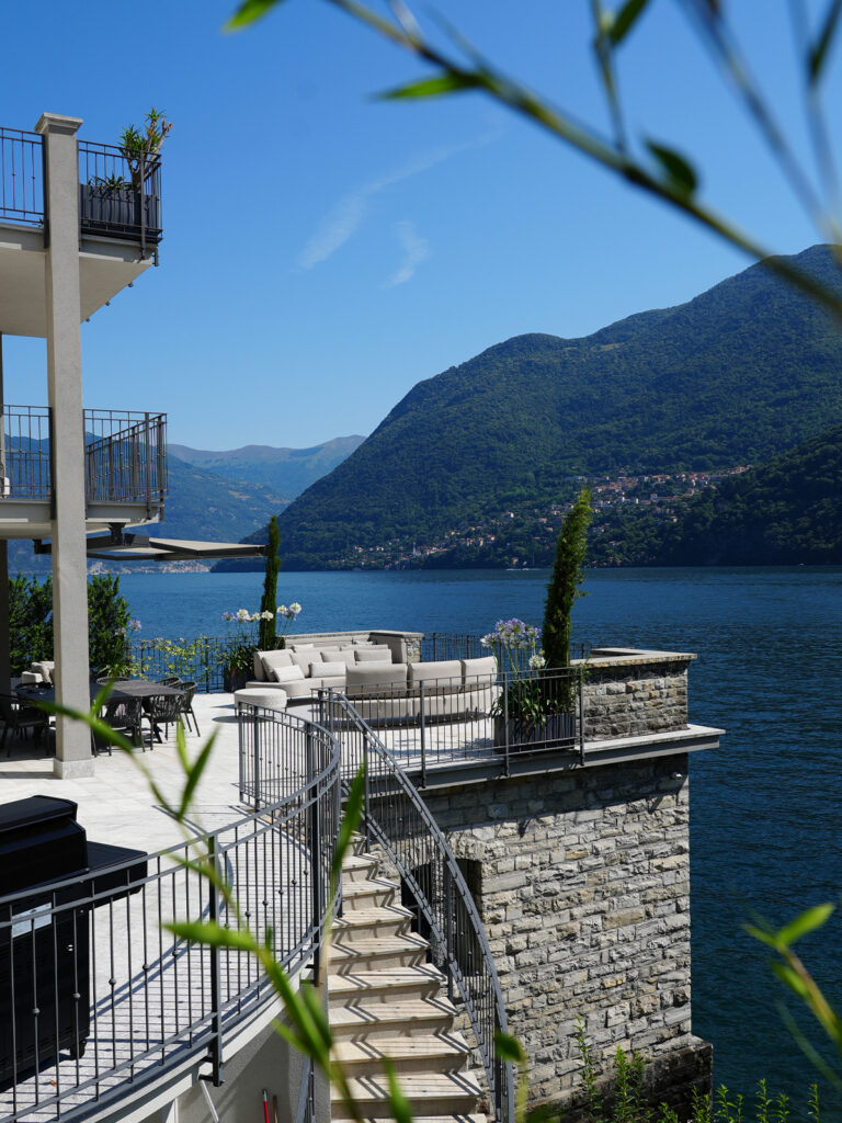 arredo da esterno - lago di como - studio lai valenti