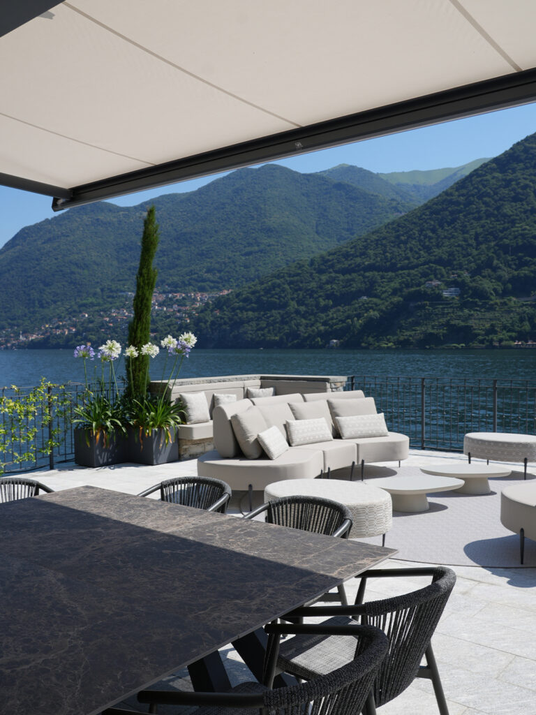 arredamento per esterno - lago di como - studio lai valenti