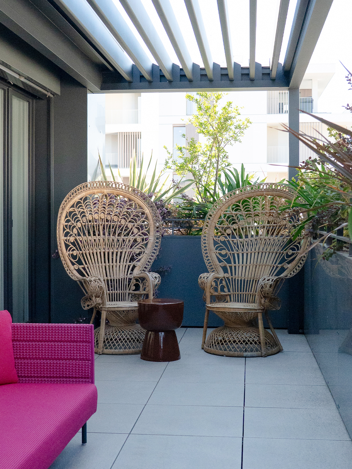 arredo di design - progettazione terrazzo milano